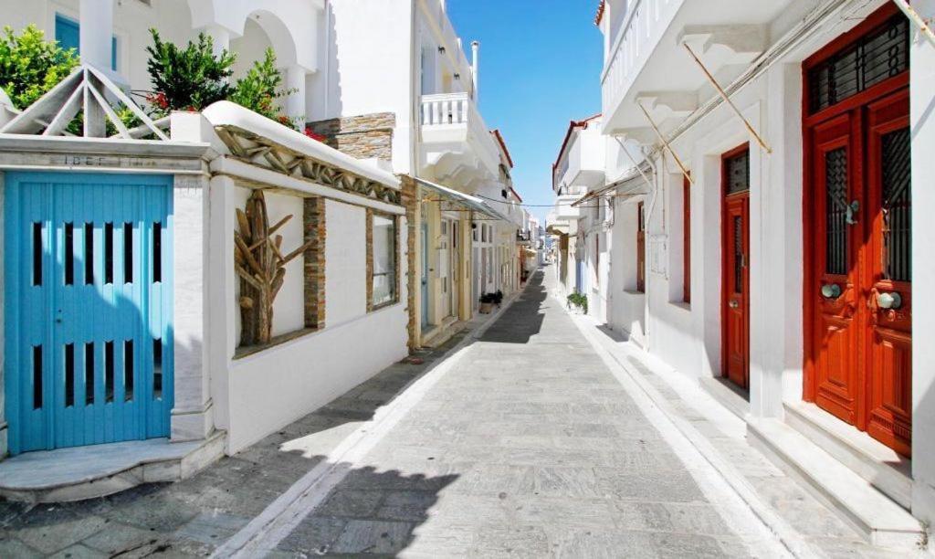 Stylish, Cozy 2-Bdr Flat In Andros Town By Explore Andros Luaran gambar